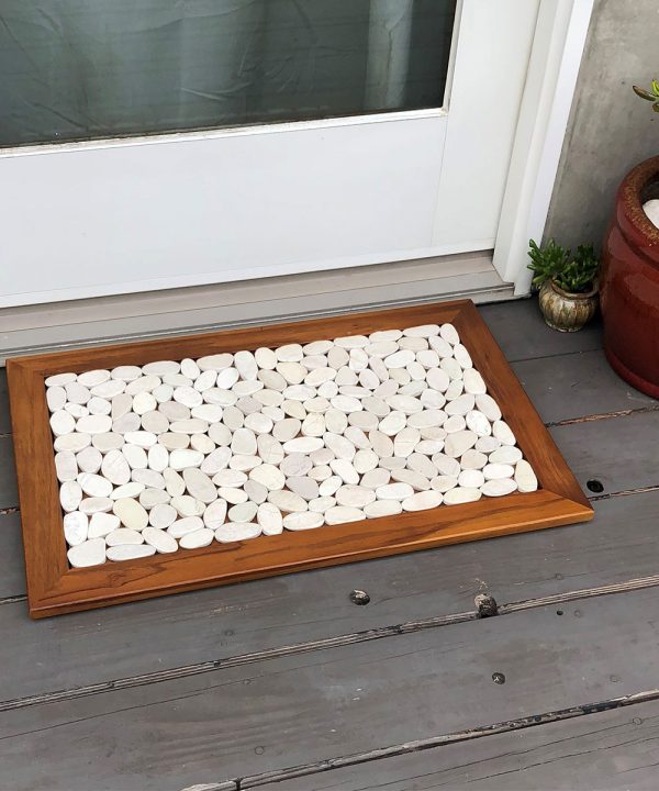 Zen Teak and Pebble Mat - Image 2