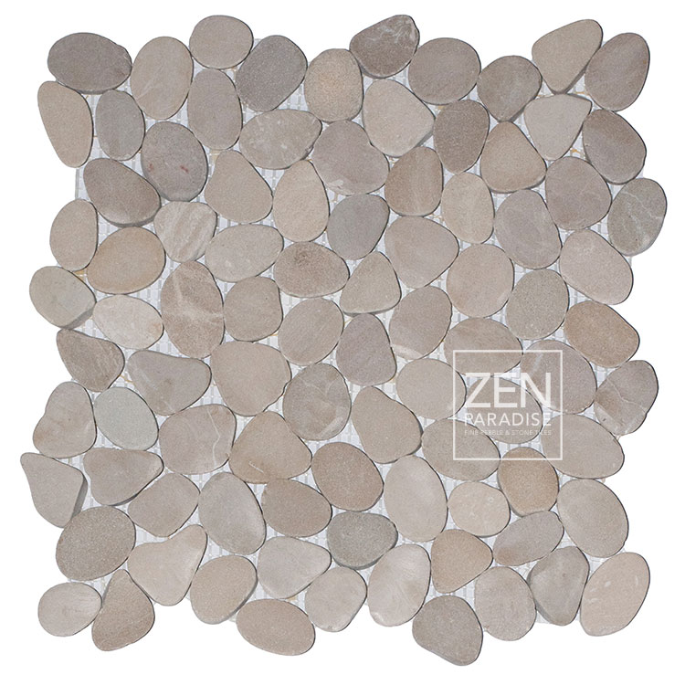 Zen Paradise ZPW-007 Wave Pacific Blue Grouted Tile