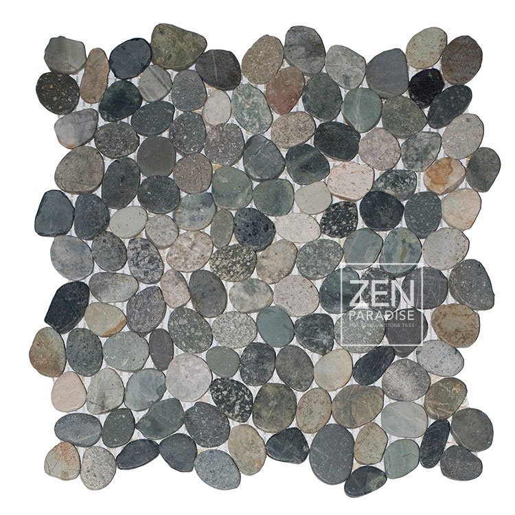 Zen Paradise ZPW-005 Wave Timor Tan Grouted Tile