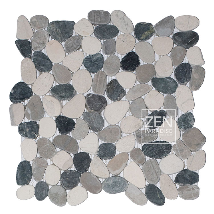 Zen Paradise ZPW-010 Wave Borneo Mix Grouted Tile