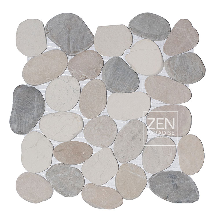 Zen Paradise ZPW-007 Wave Pacific Blue Grouted Tile