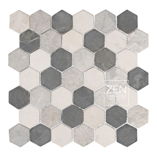 Hexagon Grey Scale