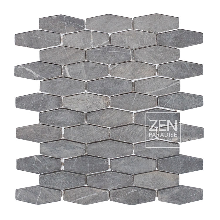 Zen Paradise ZPW-016 Wave Carrara grouted Tile