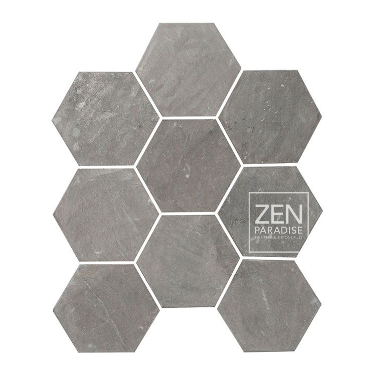 Zen Paradise ZPW-016 Wave Carrara grouted Tile