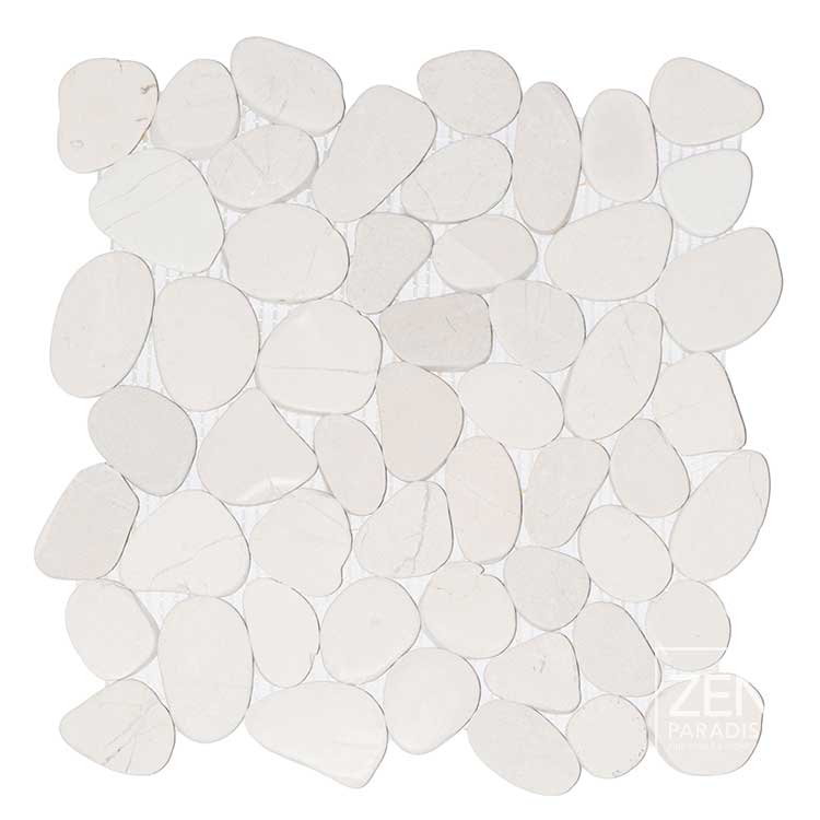 ZenParadise ZPW-001 Wave White Timor grouted