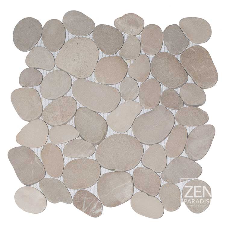 Zen Paradise ZPW-005 Wave Timor Tan Grouted Tile