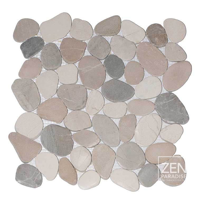 Zen Paradise ZPW-012 Wave Island Blend Grouted Tile