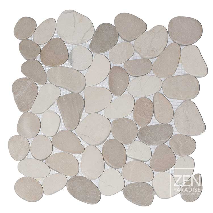 Zen Paradise ZPW-015 Wave Sandy Beach Grouted Tile