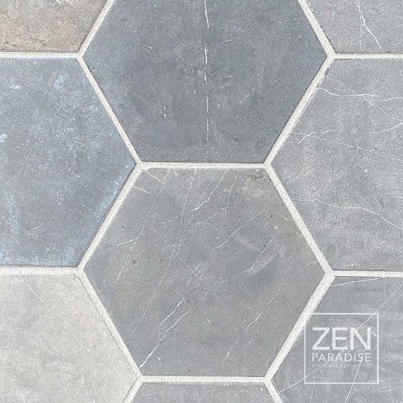 Zen Paradise ZPW-012 Wave Island Blend Grouted Tile