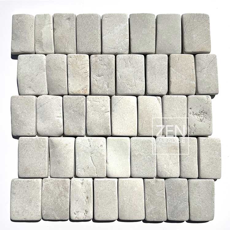 Zen Paradise ZPW-007 Wave Pacific Blue Grouted Tile